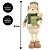 Jogo Boneco de Neve Decor Pelúcia Luxo Creme e Verde Crochê 67cm e 42cm - Bela Flor - Imagem 5
