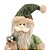 Jogo Papai Noel e Boneco de Neve Decor Pelúcia Luxo Crochê Creme e Verde  - Bela Flor - Imagem 4