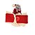 Jogo 2 Prendedores de Cortina Papai Noel Pelúcia Prime Vermelho e Branco Renda Bege - Master Christmas - Imagem 7