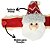 Prendedor de Cortina Papai Noel Pelúcia Prime Vermelho e Branco Renda Bege - Master Christmas - Imagem 3