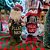 Jogo Papai Noel e Boneco de Neve Decor com Saco Porta Objetos Feliz Natal 40cm - Master Christmas - Imagem 2