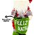 Papai Noel Decorativo com Saco Porta Objetos Feliz Natal Verde e Vermelho 40cm - Master Christmas - Imagem 3