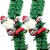 Jogo 2 Papai Noel Pelúcia Prendedor Cortina Vinho e Cinza 37cm - Master Christmas - Imagem 1