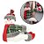 Boneco de Neve Decor Prendedor Velcro Pelúcia Prime Vinho e Cinza 37cm - Master Christmas - Imagem 1