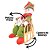 Jogo Papai Noel e Boneco de Neve Decor Pelúcia Xadrez na Cadeira de Balanço 28cm - Master Christmas - Imagem 2