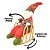 Jogo Papai Noel e Boneco de Neve Decor Pelúcia Xadrez na Cadeira de Balanço 28cm - Master Christmas - Imagem 5