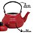Conjunto Esmaltado Chaleira  Vermelho 1500ml  6 Mini Canecas - Imagem 7