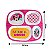 Kit Refeição Infantil Minnie 8 Peças Pratos, Tigela, Copo, Lugar Americano e Talheres - Tuut - Imagem 16