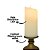 Jogo 2 Velas Eletrônica LED Castiçal Bronze 17cm e 13cm Efeito Moving - Bela Flor - Imagem 4