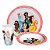 Kit Refeição Infantil Princesas Disney 6 Peças Prato, Tigela, Copo e Talheres - Tuut - Imagem 3