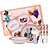 Kit Refeição Infantil Princesas Disney 8 Peças Pratos, Copo, Jogo Americano e Talheres - Tuut - Imagem 1