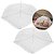Kit 2 Protetor Mosquiteiro Malha Tule Dobrável Renda Prime 40cm x 40cm - Tuut - Imagem 1