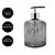 Porta Sabonete Líquido Vidro Sweet Home Fumê e Prata 350ml - Yazi - Imagem 2