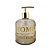 Porta Sabonete Líquido Vidro Sweet Home Bronze e Dourado 350ml - Yazi - Imagem 1