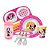 Kit Refeição Infantil Minnie 8 Peças Pratos, Tigela, Copo Melamina e Talheres Inox - Tuut - Imagem 1