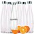 Kit 6 Garrafas Vidro Acqua Transparente 1 Litro Com Tampa - Tuut - Imagem 1