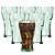 Jogo 6 Copos Coca-Cola Contour Vidro Verde 470ml - Nadir - Imagem 1