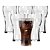 Jogo Copo Coca-Cola Contour Vidro 300ml 6 Unidades - Nadir - Imagem 1