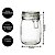Jogo 2 Potes Vidro Vedação Hermética Silicone e Trava Inox Premium 500ml e 1 Litro - Tuut - Imagem 4