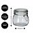 Kit 3 Potes Hermético Vidro Redondo Trava Metal Plus 500ml - Tuut - Imagem 3