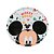 Prato Raso Melamina Infantil Mickey Mouse Disney 20cm - Tuut - Imagem 1