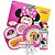 Kit Refeição Infantil Minnie 8 Peças Pratos, Tigela, Copo 3D, Lugar Americano e Talheres - Tuut - Imagem 1