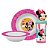 Kit Refeição Infantil Minnie Disney 3 Peças Prato, Tigela e Copo 3D 360ml - Tuut - Imagem 1