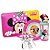 Kit Refeição Infantil Minnie 7 Peças Melamina Prato, Tigela, Copo, Lugar Americano e Talheres - Tuut - Imagem 1