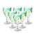 Conjunto Jarra 1350ml e 6 Taças Diamond Palm Tree Palmeira 320ml - Viva Flor - Imagem 3
