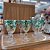 Conjunto Jarra 1350ml e 6 Taças Diamond Palm Tree Palmeira 320ml - Viva Flor - Imagem 2
