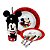 Kit Refeição Infantil Mickey Disney 6 Peças Pratos, Bandeja, Copo e Talheres - Tuut - Imagem 1