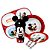 Kit Refeição Infantil Mickey Disney 7 Peças Pratos, Bandeja, Copo e Talheres - Tuut - Imagem 1