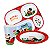 Kit Refeição Infantil Mickey Disney 7 Peças Pratos, Bandeja, Copo e Talheres - Tuut - Imagem 11