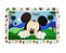 Kit Refeição Infantil Melamina Mickey 6 Peças Prato, Copo, Jogo Americano e Talheres- Tuut - Imagem 4