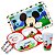 Kit Refeição Infantil Melamina Mickey 6 Peças Prato, Copo, Jogo Americano e Talheres- Tuut - Imagem 1