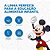 Kit Prato Refeição Infantil 4 Divisórias, Copo Melamina e Talheres Mickey Disney - Tuut - Imagem 7