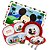 Kit Refeição Infantil Mickey Mouse Disney 8 Peças Melamina Pratos, Tigela, Copo e Lugar Americano - Tuut - Imagem 1