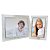 Conjunto Porta Retrato Vidro Borda Prata 10x15 Vertical e 15x20 Horizontal – Tuut - Imagem 1