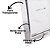Conjunto Porta Retrato Vidro Reto Prime Borda Prata 10x15 Vertical e Horizontal – Tuut - Imagem 5