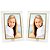 Conjunto 2 Porta-Retratos Vidro Reto Prime Filete Dourado 10x15 Vertical – Tuut - Imagem 1