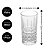 Jogo 6 Copos Vidro Lily Alto-Relevo Long Drink 280ml - Lehaví - Imagem 5
