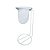 Suporte Mini Coador Individual Para Café e Chá Aço Prime Branco 16cm - Imagem 5