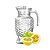 Jarra Ocean Vidro Desenhado Luxo com Tampa 1800ml - Lehaví - Imagem 5