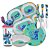 Jogo Refeição Infantil Melamina Stitch Disney 7 Peças Incluso Copo 3D - Tuut - Imagem 1