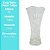 Vaso Decorativo Vidro Textura Tulipa 24cm - Mundial Casa - Imagem 5