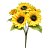 Buquê Girassol 45cm 5 Flores Artificial Premium - MC Flores - Imagem 1