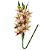 Haste Orquídea 3D Cymbidium Rosê e Folhagem 58cm - MC Flores - Imagem 9