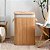 Cesto de Bambu Natural Retangular Grande 60cm Para Banheiro e Lavanderia - Mek - Imagem 2