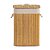 Cesto de Bambu Natural Retangular Grande 60cm Para Banheiro e Lavanderia - Mek - Imagem 10