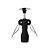 Saca Rolhas Premium Emborrachado Metal Black - Tuut - Imagem 1